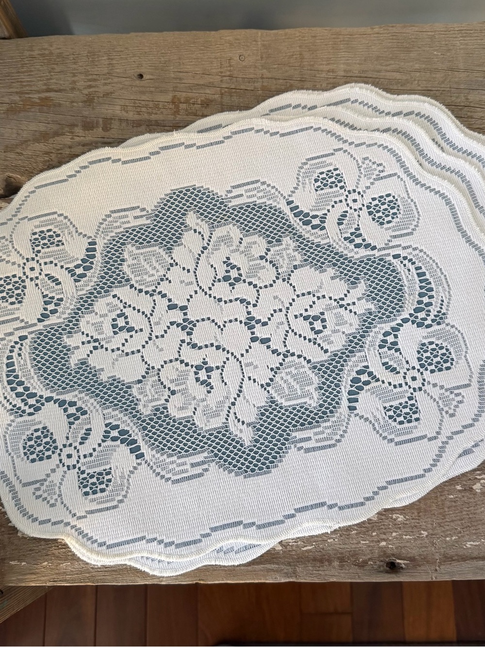 Lace Covered Placemats